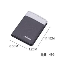 Canvas Wallet Men's Card Holder One-piece Men's Soft Cloth Men's Vertical Wallet 5-card Short Wallet Men's Ultra-thin main image 3