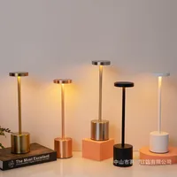 Simplified Design Workbench Lamp USB Charging Retro Metal Touch Dining Table Night Light Bedside Lamp main image 1