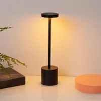 Simplified Design Workbench Lamp USB Charging Retro Metal Touch Dining Table Night Light Bedside Lamp main image 2