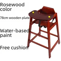 Baby Wooden Dining Chair Children's Table Chair Infant Eating Table Chair Stool Learning To Sit Chair Home Use Other Printed main image 4