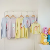 Suéter De Manga Larga Para Niños Y Adultos Unisex Hecho De Algodón Suave Estilo Coreano Adecuado Para Primavera Y Otoño Diseño De Dibujos Animados Ideal Para Madres E Hijas main image 1