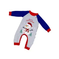 Pajamas En Flanelle De Coton Doux À Motif De Père Noël Et Homme De Neige Pour Enfants Et Adultes Couleurs Variées Vêtements De Maison Pour Toutes Les Saisons main image 5