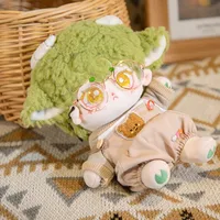 Cute Cotton Doll Clothes Set 20cm Naked Doll Girl Gift Toy Non-Attribute Frizz Hair Plush Doll Clothing Ensemble For Ages Three And Above main image 4