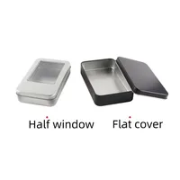Matte Rectangle Tiger Pliers Foot Care Tool Gift Packaging Hardware Iron Box Gift Ready Metal Box Square Pattern Iron Canister main image 5