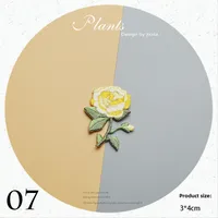 Patch De Broderie Floral De Petite Taille Decoratif Pour Bijoux DIY Sticker De Sakura Et Rose Pour Ordinateur sku image 7