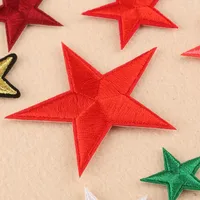 Parche Bordado De Estrella De Cinco Puntos Dokoo Accesorios Para Ropa Adhesivo De Hierro Poliéster Hilo Bordado De Tela main image 3