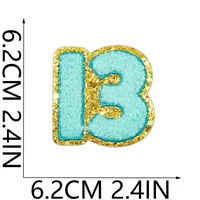 Taylor Theme Embroidered Cloth Patch Snail Towel Embroidery Patch Scarf Decorative Guitar Embroidery Patch Towel Grit Line Material main image 3