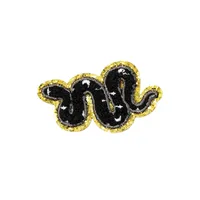 Taylor Theme Embroidered Cloth Patch Snail Towel Embroidery Patch Scarf Decorative Guitar Embroidery Patch Towel Grit Line Material main image 5