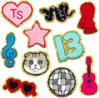 Patch De Broderie Taylor Theme En Coton Avec Parchemin De Serviette Décoratif Pour Guitare Patch De Broderie De Snail sku image 11