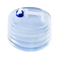 Outdoor Camping Portable Large Capacity Foldable Water Bucket Handheld With Faucet Bucket PE Material Other Automotive Safety Supplies main image 5