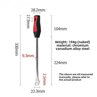 Multi-Purpose Aluminum Repairing Wrench Car Tire Lever Special Tool Impactable Long Screwdriver For Automotive Maintenance sku image 5