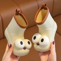 Bottes De Pluie Enfant Antidérapantes Imperméables À Motif De Yeux Grands Unisexe Bottines Mi-Mollet En EVA Pour Enfants sku image 6