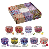 Candle Retro Printing Wax Home Decor sku image 47