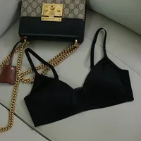 Tangge Silk Satin Thin Bra Luxury  Silk Wireless Underwear Big Chest Small Breathable Traditional Style sku image 6