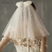 Women'S U Shape Fashion Gauze Iron Birdcage Veils sku image 10