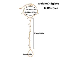 Round Fairy Style Elegant Commute Artificial Crystal Artificial Pearl Alloy Bracelets Wholesale sku image 6