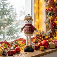 Christmas Doll Christmas Retractable Elderly Snowman Elk Christmas Decoration Supplies Christmas Atmosphere Decorations sku image 8