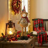 Christmas Doll Christmas Retractable Elderly Snowman Elk Christmas Decoration Supplies Christmas Atmosphere Decorations sku image 12