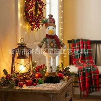 Christmas Doll Christmas Retractable Elderly Snowman Elk Christmas Decoration Supplies Christmas Atmosphere Decorations sku image 9
