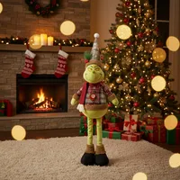 Christmas Doll Christmas Retractable Elderly Snowman Elk Christmas Decoration Supplies Christmas Atmosphere Decorations sku image 7