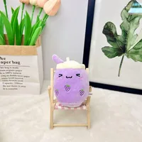 Milk Tea Cup Cute Doll Small Pendant Simulation Milk Tea Shop Gift Grasping Machine Doll Plush Toy Doll Gift sku image 12