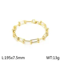 304 Stainless Steel Modern Style Simple Style Classic Style Geometric Bracelets Necklace sku image 17