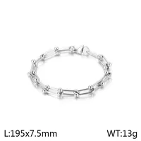 304 Stainless Steel Modern Style Simple Style Classic Style Geometric Bracelets Necklace sku image 10