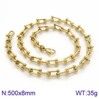 304 Stainless Steel Modern Style Simple Style Classic Style Geometric Bracelets Necklace sku image 22