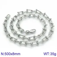 304 Stainless Steel Modern Style Simple Style Classic Style Geometric Bracelets Necklace sku image 20