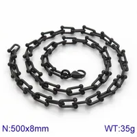 304 Stainless Steel Modern Style Simple Style Classic Style Geometric Bracelets Necklace sku image 21
