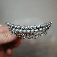 Elegant Fashion Imitation Opal Spring Clip Temperament Head Clip Horizontal Clip All-Match Hairpin Hairpin Hair Accessories For Fair Lady Headdress sku image 46