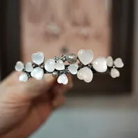 Elegant Fashion Imitation Opal Spring Clip Temperament Head Clip Horizontal Clip All-Match Hairpin Hairpin Hair Accessories For Fair Lady Headdress sku image 47