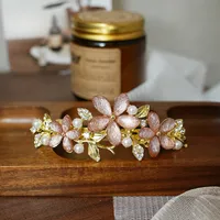 Elegant Fashion Imitation Opal Spring Clip Temperament Head Clip Horizontal Clip All-Match Hairpin Hairpin Hair Accessories For Fair Lady Headdress sku image 50