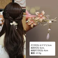 Elegant Fashion Imitation Opal Spring Clip Temperament Head Clip Horizontal Clip All-Match Hairpin Hairpin Hair Accessories For Fair Lady Headdress sku image 52