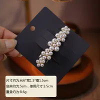 Elegant Fashion Imitation Opal Spring Clip Temperament Head Clip Horizontal Clip All-Match Hairpin Hairpin Hair Accessories For Fair Lady Headdress sku image 58