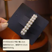 Elegant Fashion Imitation Opal Spring Clip Temperament Head Clip Horizontal Clip All-Match Hairpin Hairpin Hair Accessories For Fair Lady Headdress sku image 57