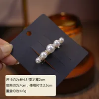 Elegant Fashion Imitation Opal Spring Clip Temperament Head Clip Horizontal Clip All-Match Hairpin Hairpin Hair Accessories For Fair Lady Headdress sku image 55