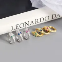 Animal Mode Gemme Placage Des Boucles D'Oreilles main image 3