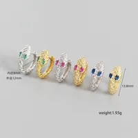 Animal Mode Gemme Placage Des Boucles D'Oreilles main image 2