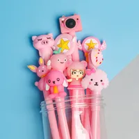 Barrel Creative New Gel Pen Cute Teenage Girl's Romance Doll Cartoon Student Stationery Water-based Sign Pen 10 Pcs sku image 4