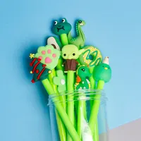 Barrel Creative New Gel Pen Cute Teenage Girl's Romance Doll Cartoon Student Stationery Water-based Sign Pen 10 Pcs sku image 7