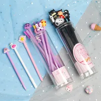 Barrel Creative New Gel Pen Cute Teenage Girl's Romance Doll Cartoon Student Stationery Water-based Sign Pen 10 Pcs main image 5