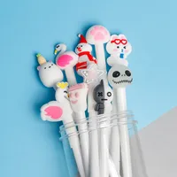 Barrel Creative New Gel Pen Cute Teenage Girl's Romance Doll Cartoon Student Stationery Water-based Sign Pen 10 Pcs sku image 5