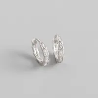 Geometric Fashion 925 Sterling Silver Gem Plating Earrings Ear Studs sku image 1