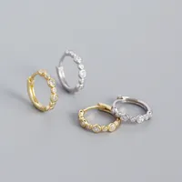 Geometric Fashion 925 Sterling Silver Gem Plating Earrings main image 5