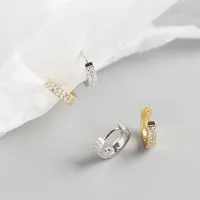 Geometric Fashion Gem Plating Earrings main image 3