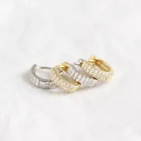 Geometric Fashion Gem Plating Earrings main image 2
