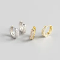 Geometric Fashion Gem Plating Earrings main image 5