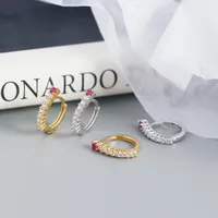 Geometric Fashion Gem Plating Earrings main image 4