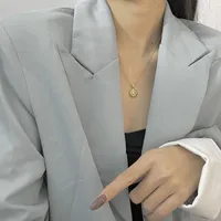 Sun Casual Modern Style Simple Style 18K Gold Plated Silver Plated 925 Sterling Silver Pendant Necklace Long Necklace Necklace Wholesale main image 4